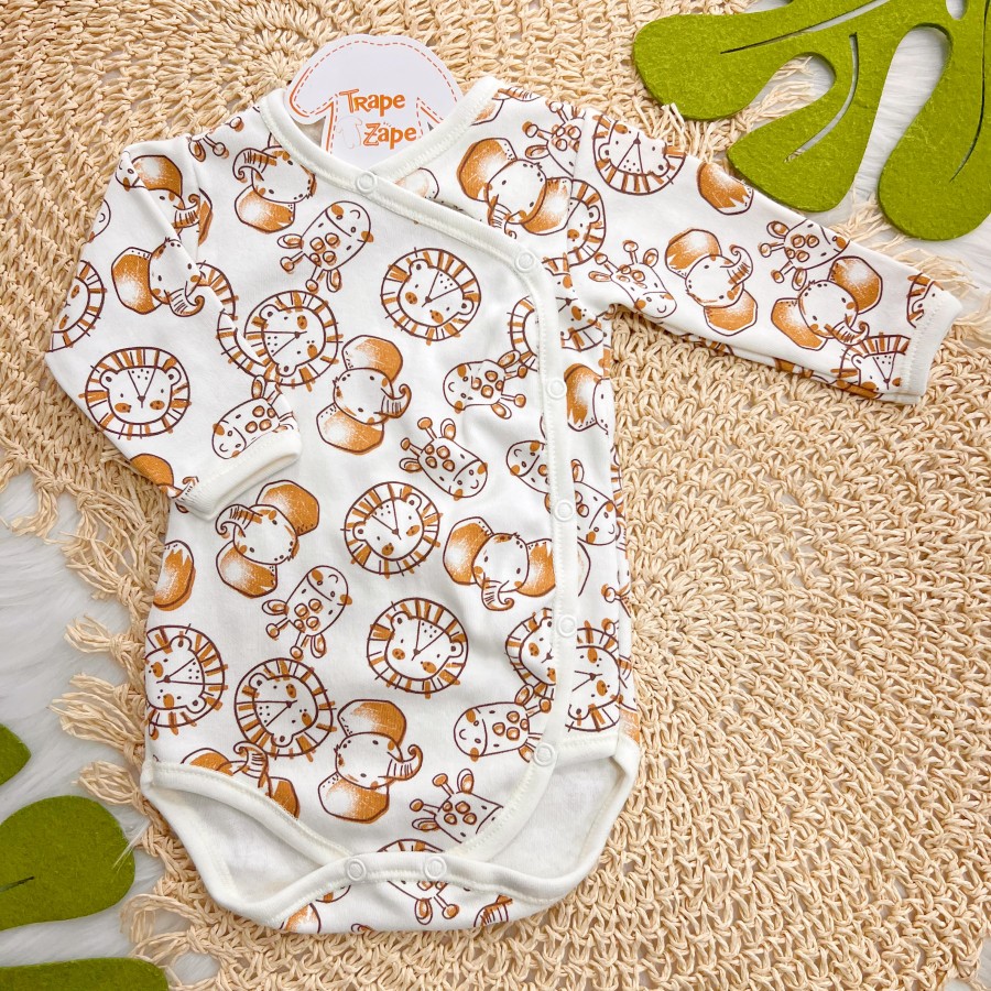 Body Kimono M/L Safari - Off White e Ferrugem